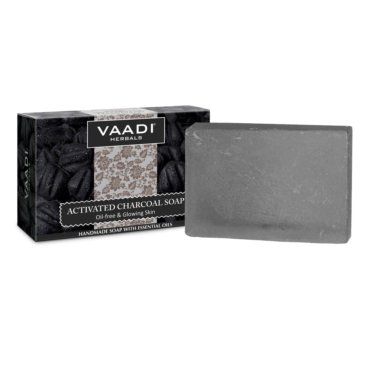 Activated Charcoal Soap - Detoxifies Skin - Brighten The Skin Tone (75 gms / 2.7 oz)