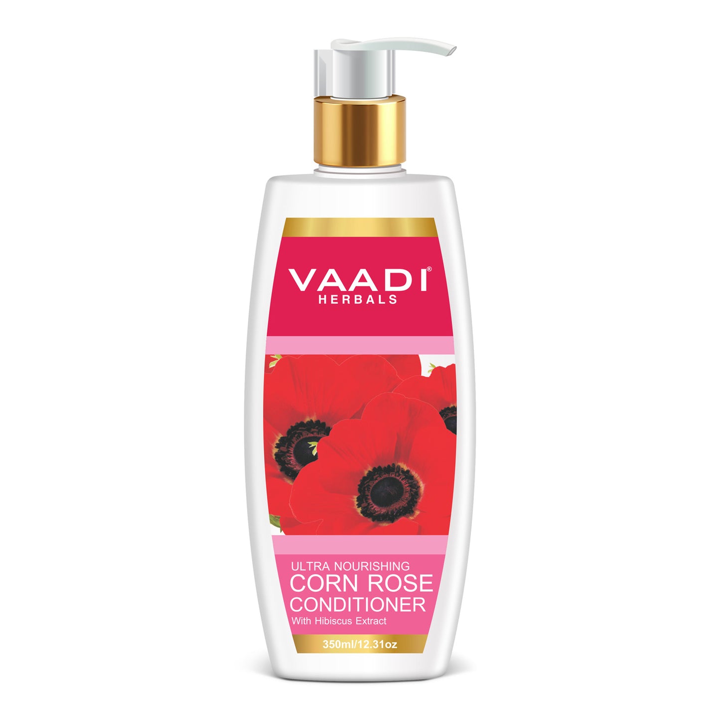 Hairfall & Damage Control Organic Shampoo (Indian Gooseberry Extract)-Rich Corn Rose Conditioner with Hibiscus Extract (2 x 350 ml / 12 fl oz)