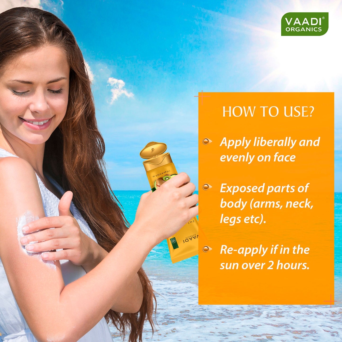 Sunscreen Gel With Mix Fruit Extract SPF 25 (110 gms / 4 oz)