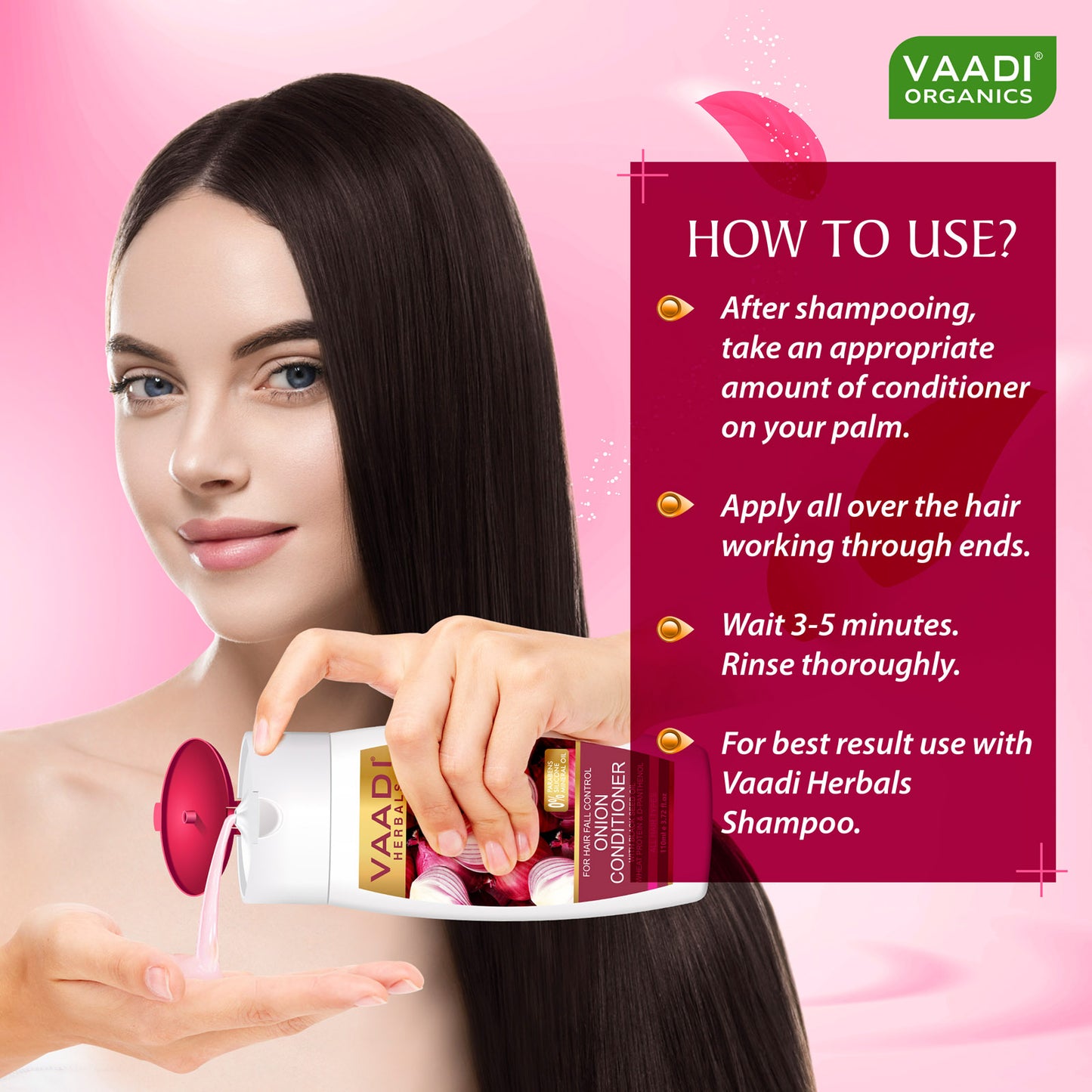 Hair-Fall Control Organic Onion Shampoo With Organic Onion Conditioner (2 x 110ml / 4 fl oz)