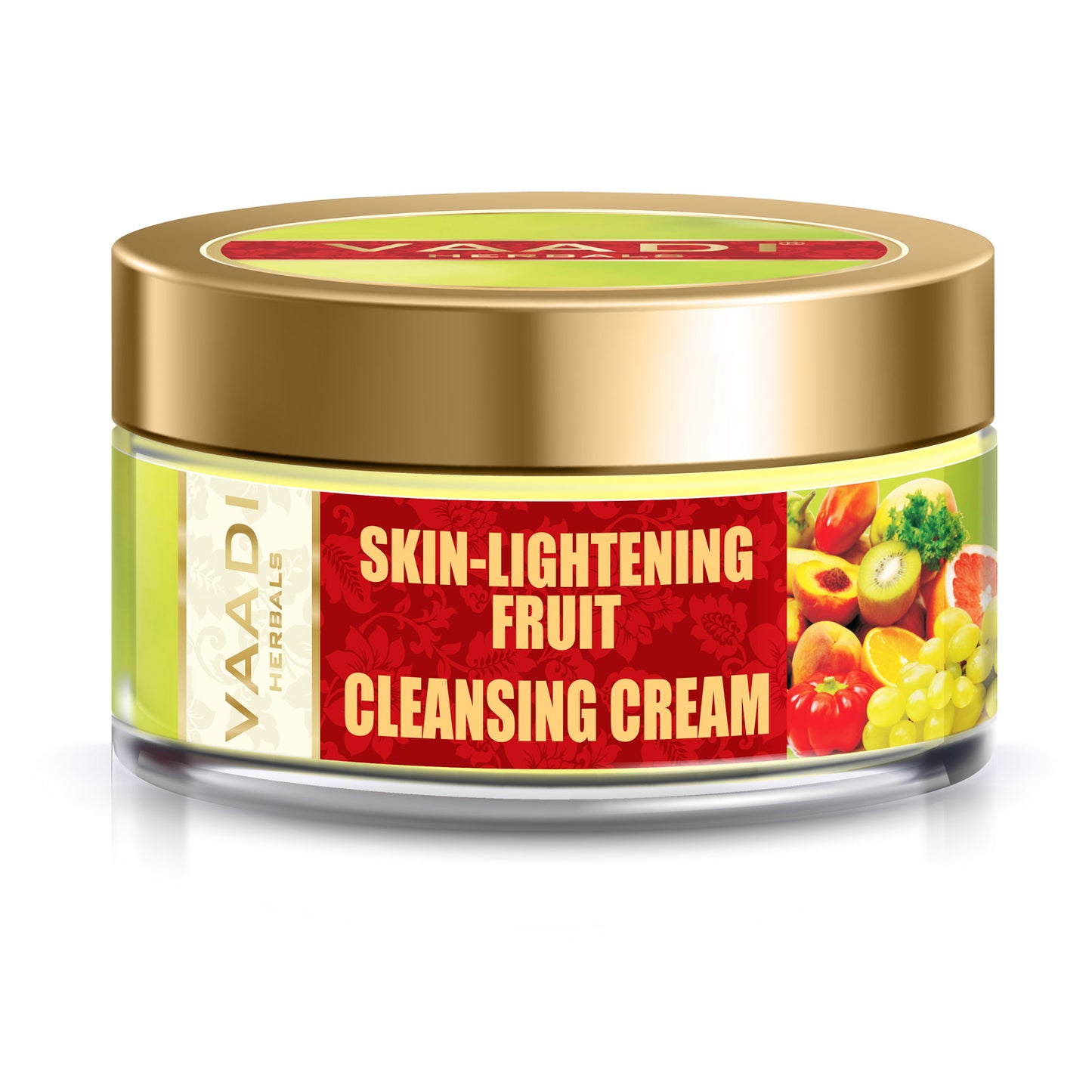 Skin Lightening Organic Fruit Cleansing Cream with Orange Extract & Turmeric - Removes Sun Tan - Lightens Complexion ( 50 gms /2oz)
