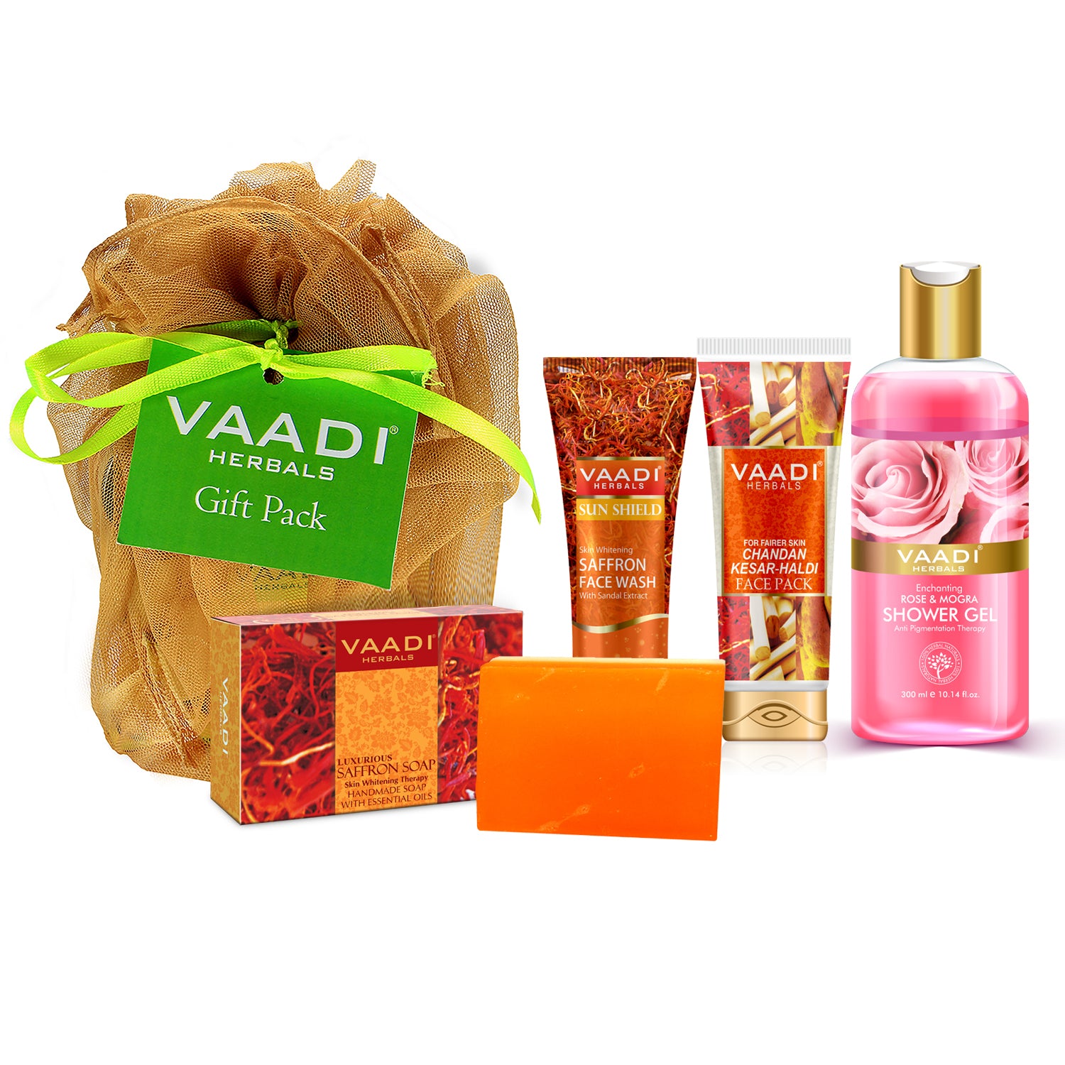 Luxurious Organic Saffron – Skin Whitening Set (Visibly Fair Skin