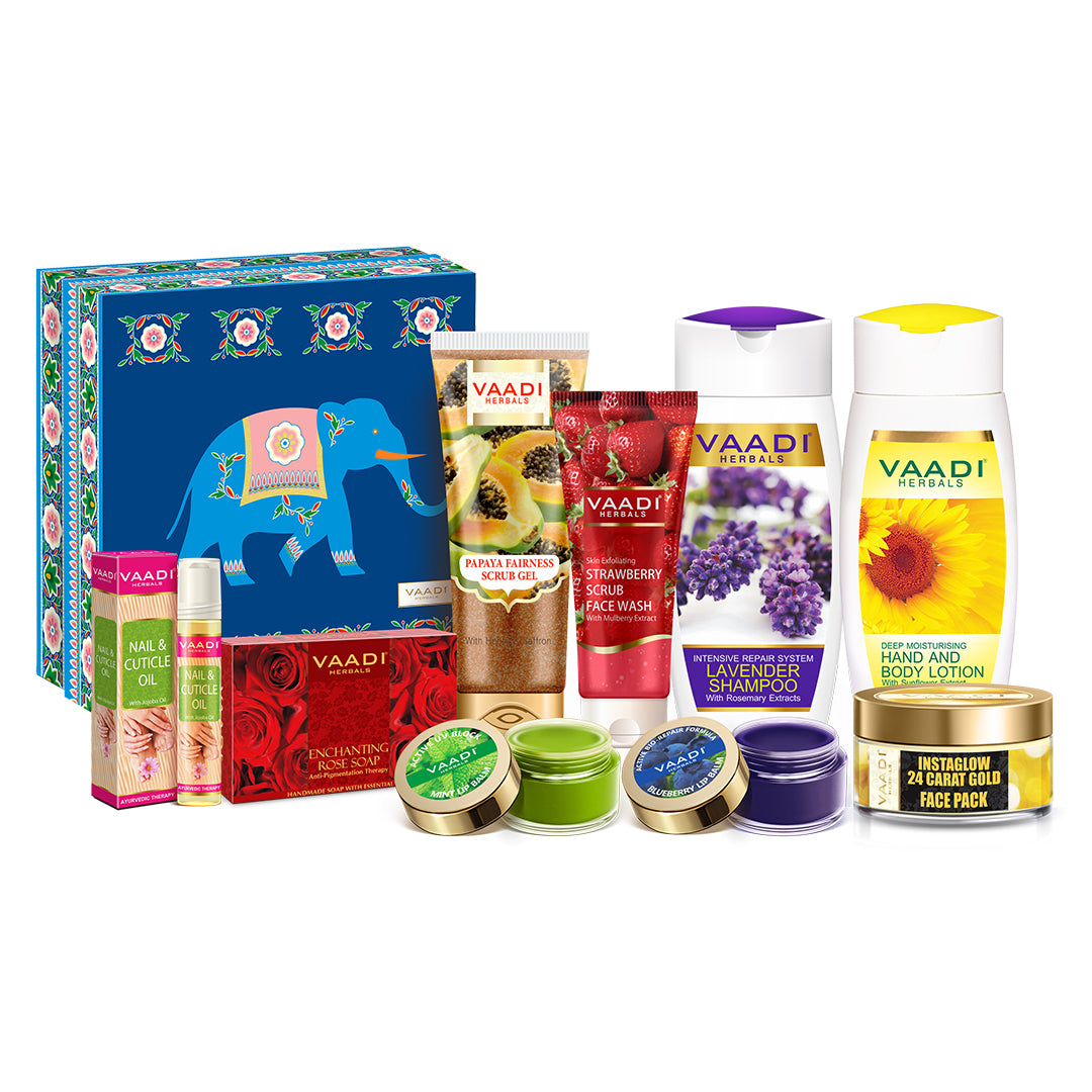 Luxurious Beauty Herbal Gift Set - For All Skin Types