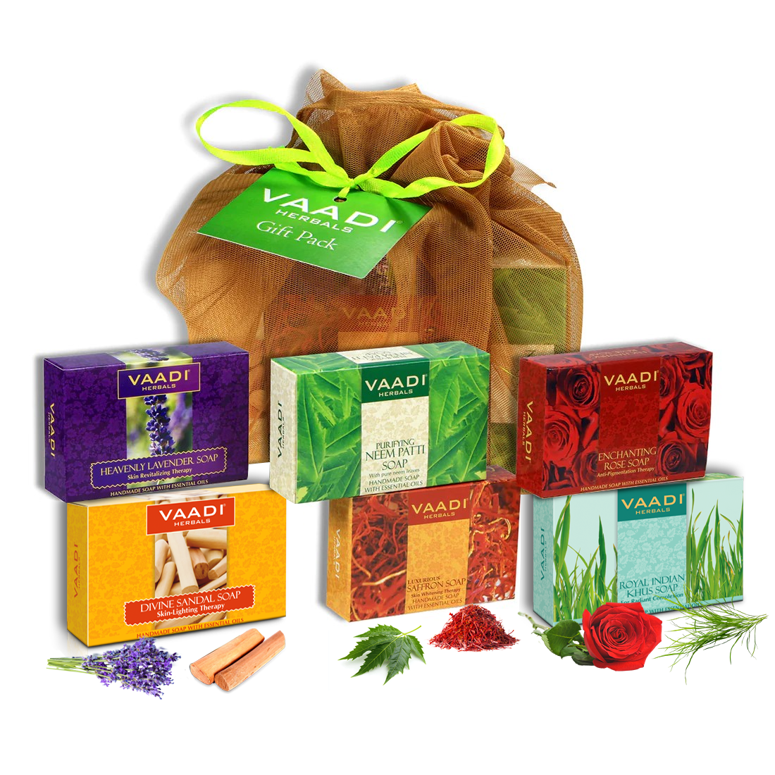 Assorted Organic Soaps Gift Pack - Handmade Natural Bathing Bars