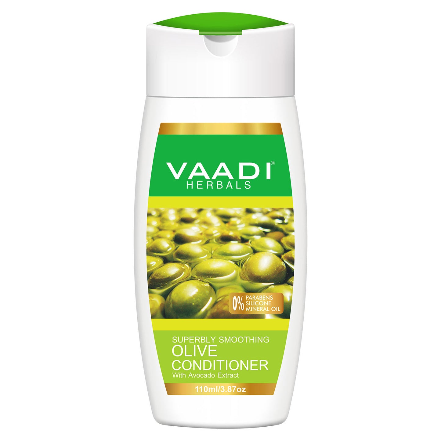 Multi Vitamin Organic Rich Olive Conditioner with Avocado Extract - Makes Hair Lustrous - Adds Bounce to Hair (110 ml/ 4 fl oz)