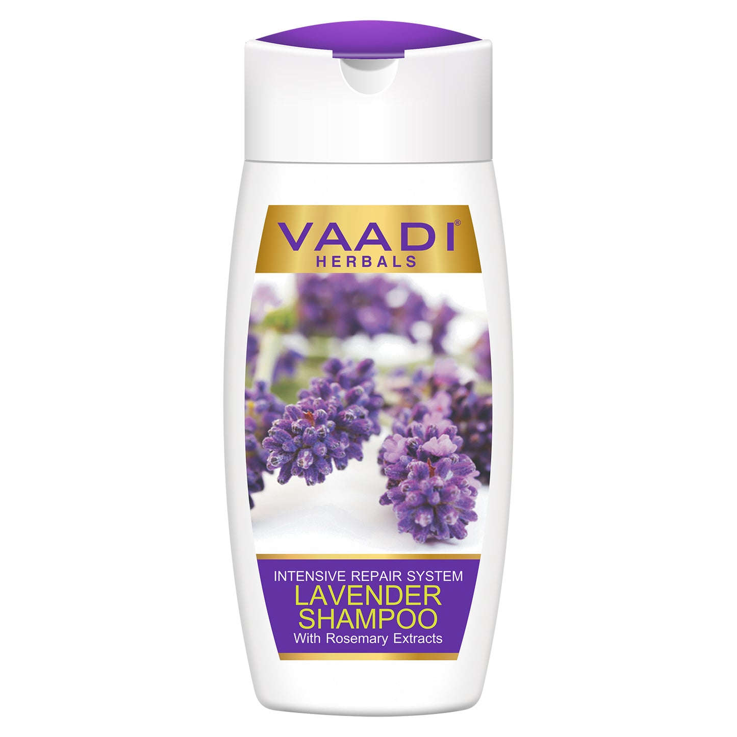 Intensive Repair Organic Lavender Shampoo with Rosemary Extract- Improves Hair Growth - Ultra Nourishing (110 ml/ 4 fl oz)
