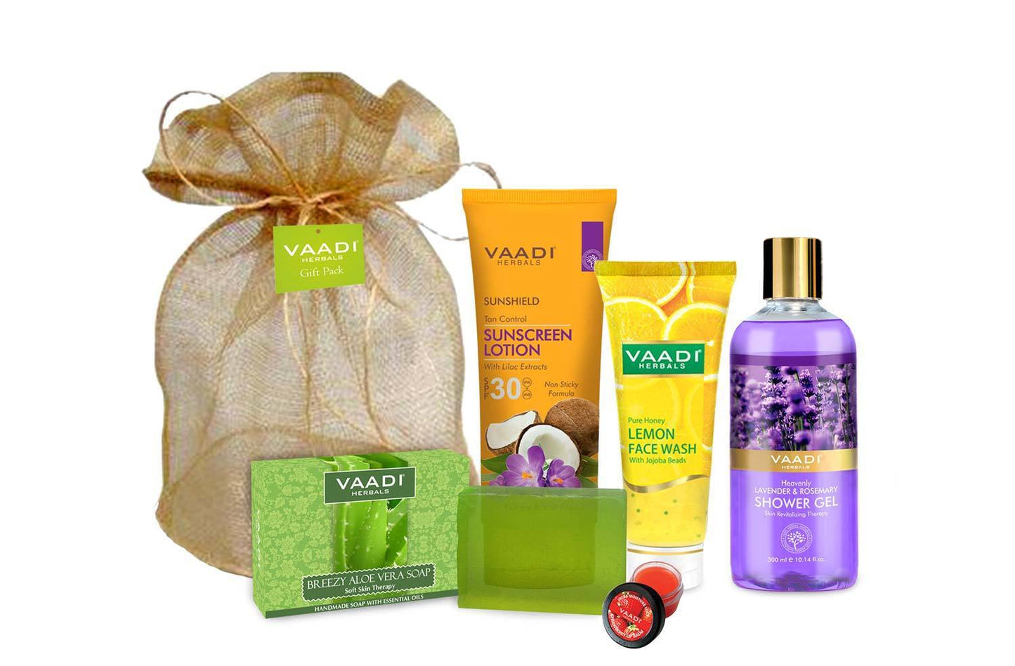 All Purpose Complete Organic Skin Care Travel Kit (555 gms / 19.6 oz)