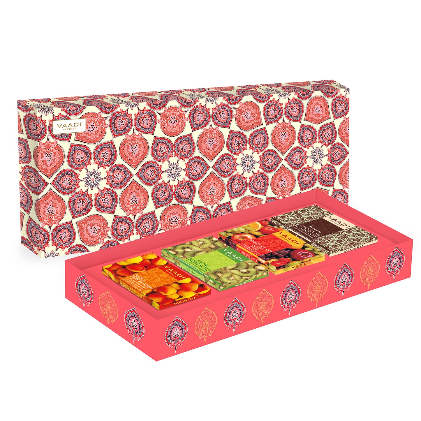 Classic Fruit Collection - 4 Premium Herbal Handmade Organic Soap Gift Box - Natural Skin Cleansing Bars for All Skin Types