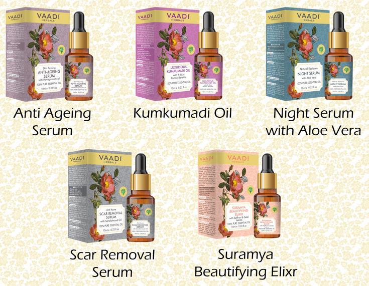 Organic Vitamin C Fairness Facial Serum - Brightens Skin, Lightens Complexion, Protects from Sun Damage (10 ml/ 0.33 oz)