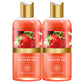 Blushing Organic Strawberry Shower Gel - Skin Firming Therapy - Enhances Collagen (2 x 300 ml / 10.2 fl oz)
