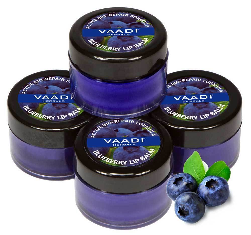 Bio Repair Therapy - Organic Blueberry Lip Balm (4 x 10 gms/ 0.4 oz)