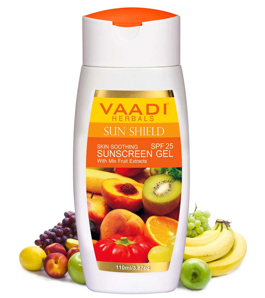 Sunscreen Gel With Mix Fruit Extract SPF 25 (110 gms / 4 oz)