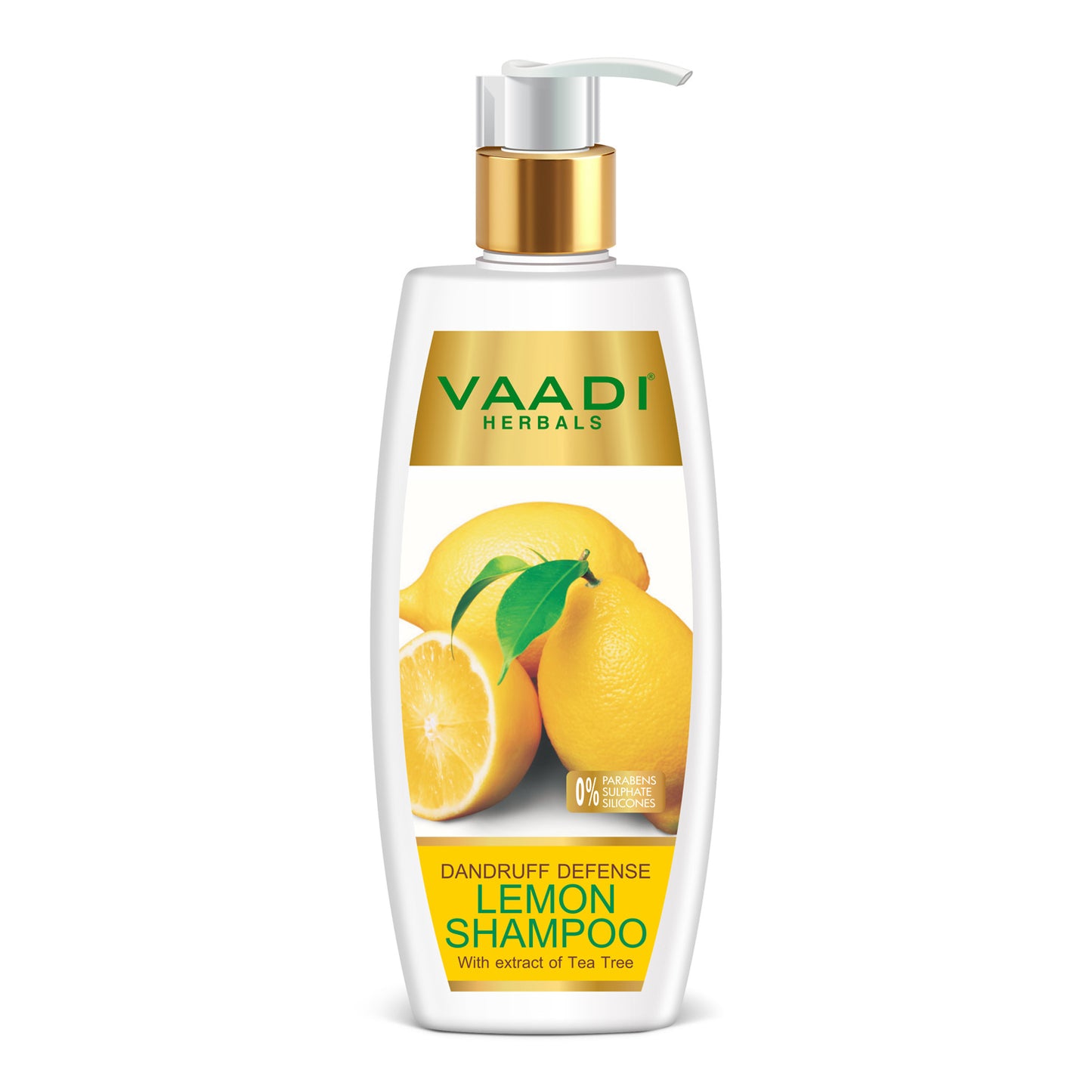 Dandruff Defense Organic Lemon Shampoo with Tea Tree Extract - Ultra Nutrient Rich Corn Rose Conditioner (2 x 350 ml/12 fl oz)