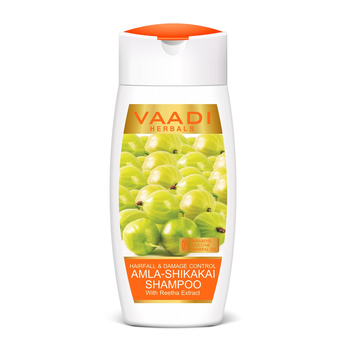 Hairfall & Damage Control Organic Shampoo (Indian Gooseberry Extract) - Promotes Hair Growth - Adds Shine to Hair (110 ml/4 fl oz)