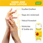 Organic Hand & Body Lotion with Sunflower Extract - Enhances Water Retention in Skin - Keeps Skin Soft (3 x 110 ml/4 fl oz)