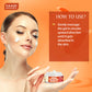 Saffron Skin Whitening Massage Gel with Basil Oil & Shea Butter - Improves Complexion - Reduces Puffiness ( 50 gms/2 oz)