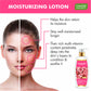 Organic Rich Velvety Moisturising Lotion with Pink Rose Extract - Retains Moisture in Skin - Makes Skin Velvety Soft (350 ml / 12 fl oz)