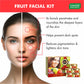 Skin Lightening Organic Fruit Facial Kit - For Deep Nourishment - Reducing Marks (270 gms / 9.6 oz)