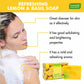 Refreshing Organic Lemon & Basil Soap - Tones & Brightens Skin - Detoxifies Skin Deep (3 x 75 gms / 2.7 oz)