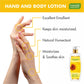 Organic Hand & Body Lotion with Sunflower Extract - Enhances Water Retention in Skin - Keeps Skin Soft (350 ml/12 fl oz)