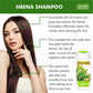 Superbly Smoothing Organic Heena Shampoo with Green Tea Extract - Controls Dry Frizzy Hair - Strengthens Hair (110 ml/4 fl oz)