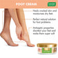 Organic Foot Cream with Clove & Sandalwood Oil - Softens Dry & Cracked Feet - Deep Moisturises (150 gms / 5.3 oz)
