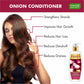 Organic Anti Hair Fall Complete Pack -  Onion Shampoo (350 ml), Onion Conditioner (350 ml) & Amla Hair Oil (200 ml)