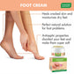 Organic Foot Cream with Clove & Sandalwood Oil - Softens Dry & Cracked Feet - Deep Moisturises (30 gms / 1.1 oz)