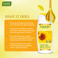 Organic Hand & Body Lotion with Sunflower Extract - Enhances Water Retention in Skin - Keeps Skin Soft (3 x 110 ml/4 fl oz)