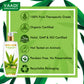 Organic Aloe Vera Deep Pore Cleansing Milk with Lemon Extract - Cleanses & Softens Skin - Locks In Moisture All Day (350 ml/ 12 fl oz)