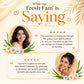 Organic Sunscreen Lotion SPF 50 with Aloe Vera & Chamomile - Non Greasy - Long Lasting - Soothes Burnt Skin (110 ml/ 4 fl oz)