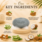 Organic Elbow Foot Knee Scrub Soap with Almond & Walnut - Removes Dead Skin - Makes Skin Soft (75 gms / 2.7 oz)