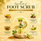 Organic Foot Scrub with Fenugreek & Lemongrass Oil - Therapeutic Exfoliates - Rejuvenates Damaged Skin - Softens Skin (110 gms / 4 oz) (Buy 1 Get 1 Free)
