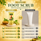 Organic Foot Scrub with Fenugreek & Lemongrass Oil - Therapeutic Exfoliates - Rejuvenates Damaged Skin - Softens Skin (110 gms / 4 oz) (Buy 1 Get 1 Free)