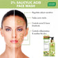 2% Salicylic Acid Face Wash with AHA, Niacinamide| For Oily Skin|Acne Control|Reduces pimples and breakouts|No Parabens,Mineral,Silicone| Face Wash for Women & Men (250 ml)