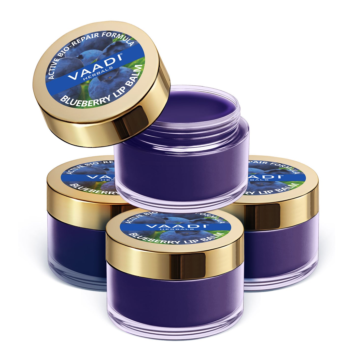 Bio Repair Therapy - Organic Blueberry Lip Balm (4 x 6 gms/ 0.25 oz)