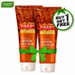 Skin Whitening Organic Saffron Face Wash with Sandalwood - Protects Skin from Sun - Lightens Pigmentation (60 ml/2.1 fl oz) (Buy 1 Get 1 Free)