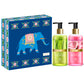 Enduring Fragrance Organic Shower Gel Gift Box - Enticing Lemongrass & Enchanting Rose and Mogra 300 ml - Exotic Bathing Experience