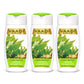 Superbly Smoothing Organic Heena Shampoo with Green Tea Extract - Controls Dry Frizzy Hair - Strengthens Hair (3 x 110 ml/4 fl oz)