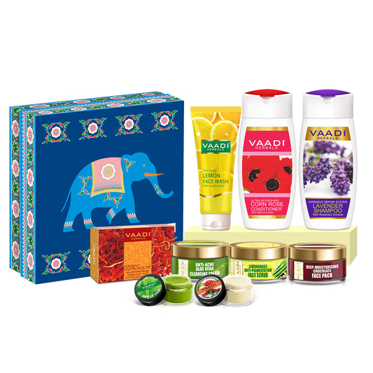 Majestic Essence Herbal Gift Set (Royal Elephant) - For All Skin & Hair Types
