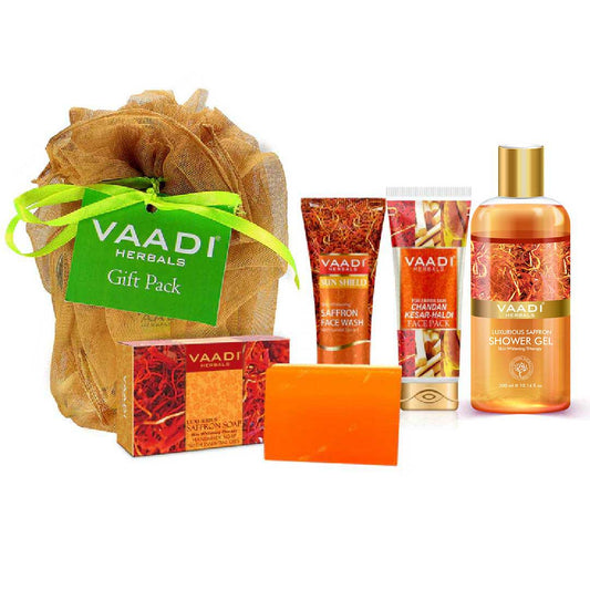 Luxurious Organic Saffron – Skin Whitening Set (Visibly Fair Skin) (555 gms / 19.6 oz)