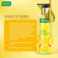 Skin Hydrating Organic Lemon Face Wash with Jojoba Beads - Removes Excess Oil - Prevents Acne ( 2 x 250 ml/8.45 fl oz)