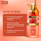 Blushing Organic Strawberry Shower Gel - Skin Firming Therapy - Enhances Collagen (300 ml / 10.2 fl oz)