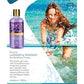Heavenly Organic Lavender & Rosemary Shower Gel - Skin Rejuvenating Therapy - Relieves Puffiness (3 x 300 ml / 10.2 fl oz)
