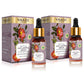 Pack of 2 Organic Vitamin E Anti Ageing Serum with Pomegranate Oil - Reduces Fine Lines, Lightens Wrinkles & Brightens Complexion (2 x 10 ml/ 0.33 oz)
