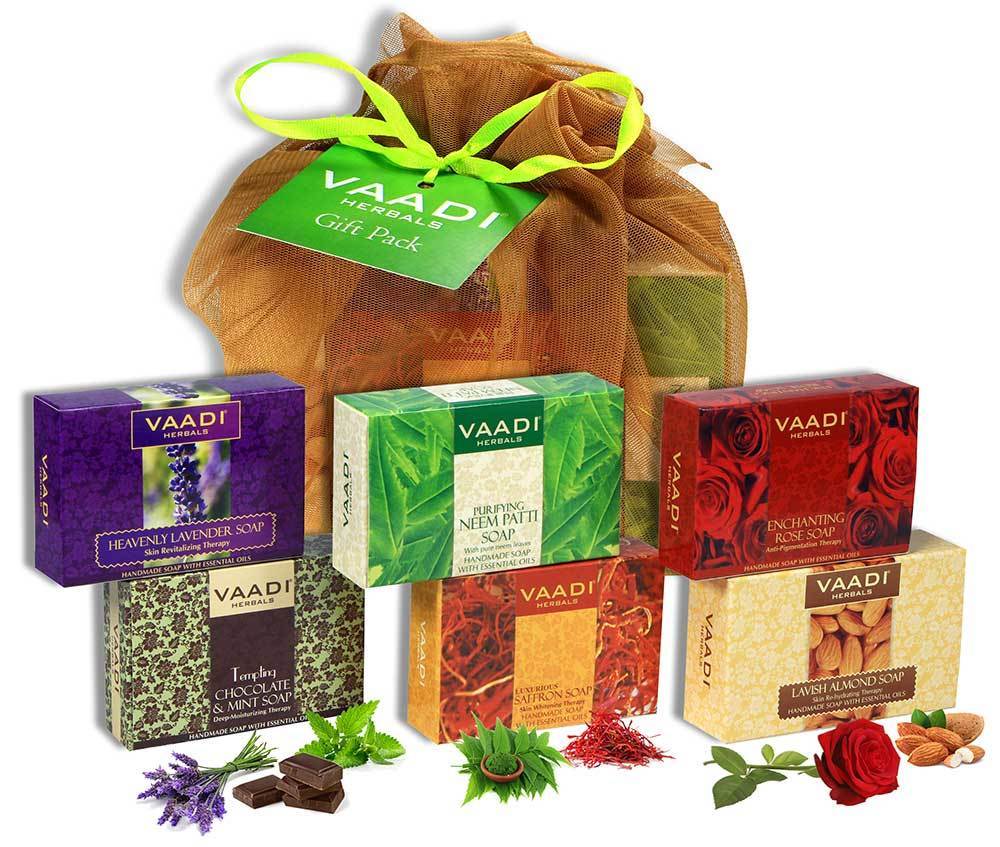 Assorted Organic Soaps Gift Pack - Handmade Natural Bathing Bars