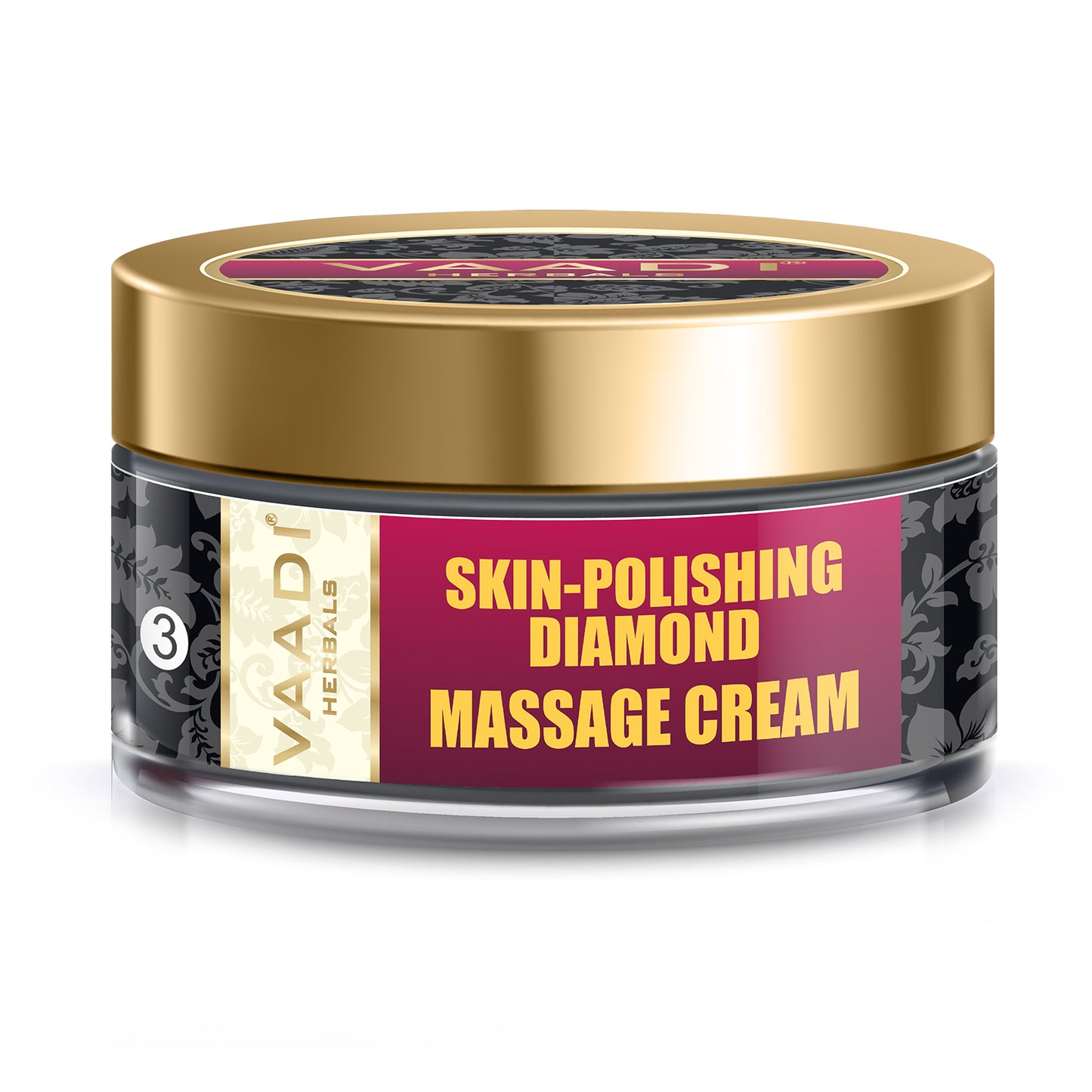 Skin Polishing Organic Diamond Massage Cream with Diamond Ash & Orange Oil - Hydrates & Nourishes Skin ( 50 gms/2 oz)