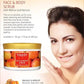 Organic Face & Body Scrub with Walnut & Apricot - Exfoliates & Unclogs Pores - Keeps Skin Youthful ( 500 gms / 17.7 oz)