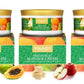 Organic Fresh Fruit Massage Cream with Apple, Papaya & Kokum Butter - Deep Nourishes - Enhances Complexion (3 x 150 gms / 5.3 oz)