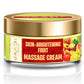 Skin Lightening Organic Fruit Massage Cream with Orange Extract & Turmeric - Removes Sun Tan - Lightens Complexion ( 50 gms /2oz)